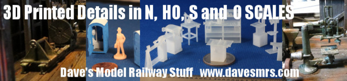 My adventures in 3D Printing and Model Railroading